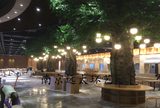 南京巴布洛室内餐厅仿真榕树工程